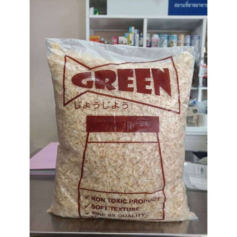 ขี้เลื่อย GEEN 300g. เนื้อนุ่ม นำเข้า สำหรับรองกรงสัตว์เลี้ยง สำหรับกระต่าย หนูแฮม