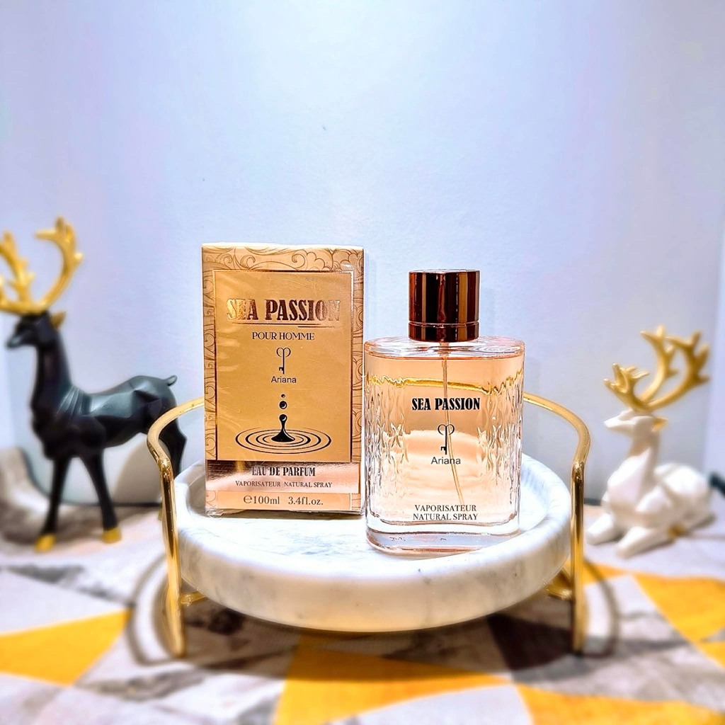 น้ำหอมแท้นำเข้ากลิ่นAriana SEA passion จีโอ เเอปสลูปทอง(100ml.)⚡️ส่งไว🚚ส่งของทุกวัน