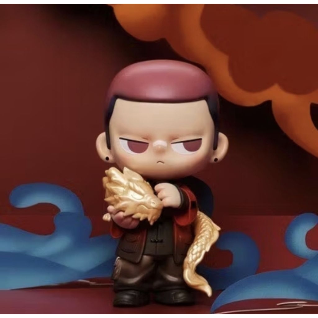 (พร้อมส่ง) ป็อปมาร์ท Kubo Loong Presents The Teasure 100 % Blind Box Figures - Kubo มังกรทอง