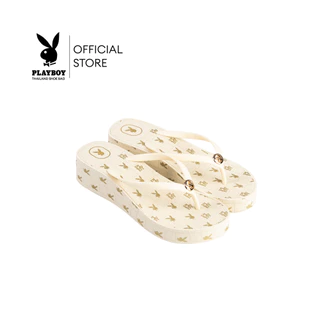 PLAYBOY รุ่น Lagoona Sandals รองเท้าแตะคีบ รหัส ST-HS261C147 ดีไซน์ส้นเตารีด แต่งอะไหล่ มี 2 สี