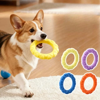 PP-1850 ของเล่นสุนัขแมว ยางกัด แบบห่วง ยืดหยุ่นดี แข็งแรง ไม่พังง่าย เล่นเพลิน 🐾📦 พร้อมส่ง
