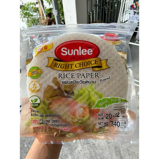🚀ส่งด่วน แผ่นแป้งเวียดนาม ตราซันลี ขนาด 20-22ซม. 340กรัม