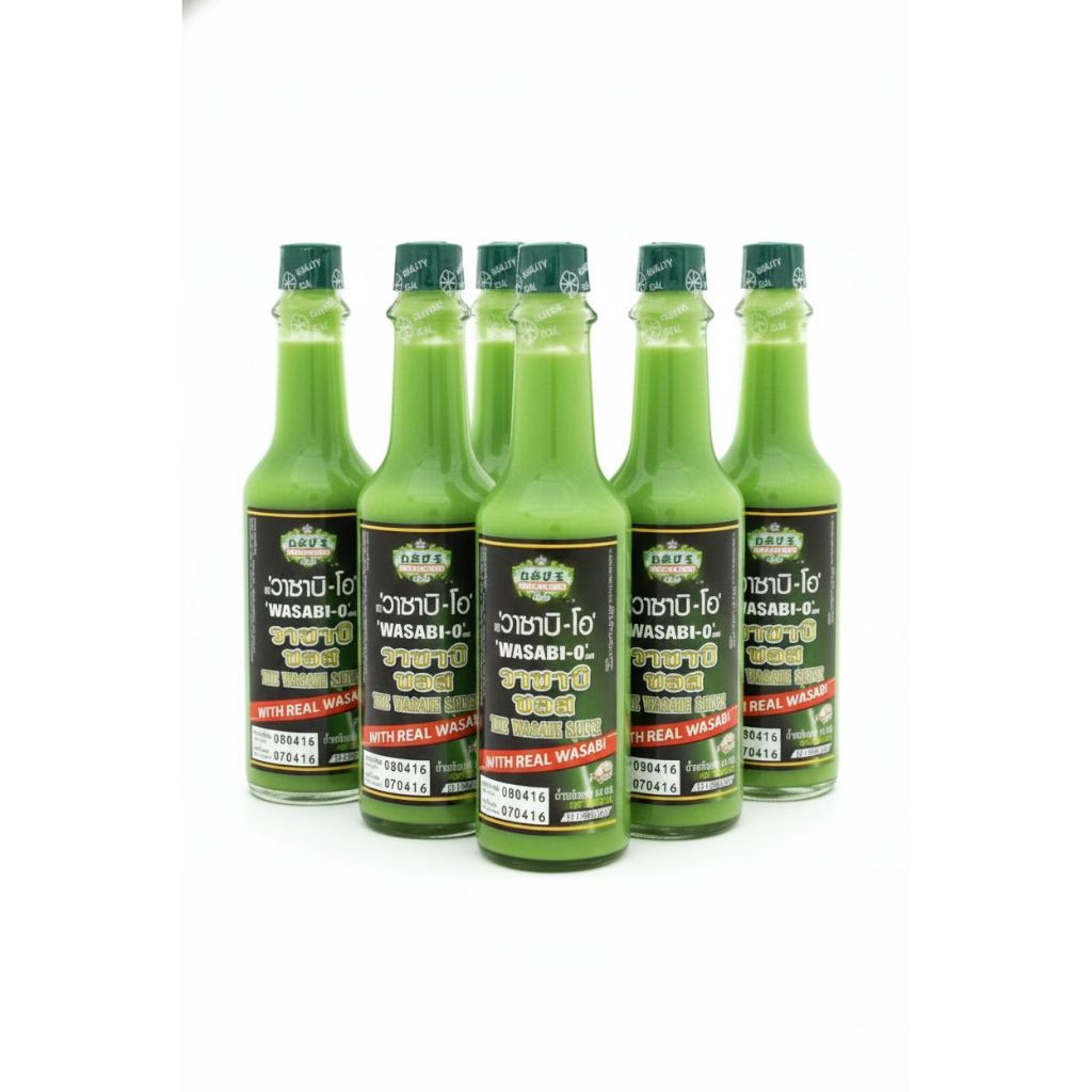 Wasabi Sauce 62g x6 Wasabi-O วาซาบิซอส ตราวาซาบิ-โอ ราคาสุดคุ้ม