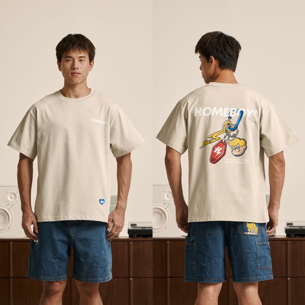 ❗️[ ส่งด่วน กทม. 4 ชม.]❗️HOMEBOY เสื้อ UNISEX รุ่น HB.MAX.KEYTAG