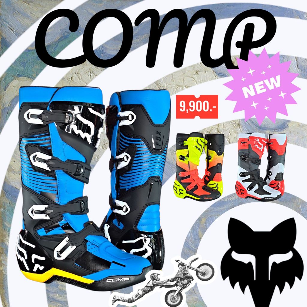 NEW!!! รองเท้าบูท Comp จาก Fox Racing รุ่นยอดนิยมที่ขึ้นชื่อเรื่องความคุ้มค่า