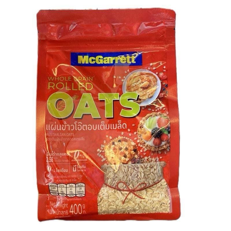 โรลแผ่นข้าวโอ๊ตอบ แม็กกาแรต 400กรัม