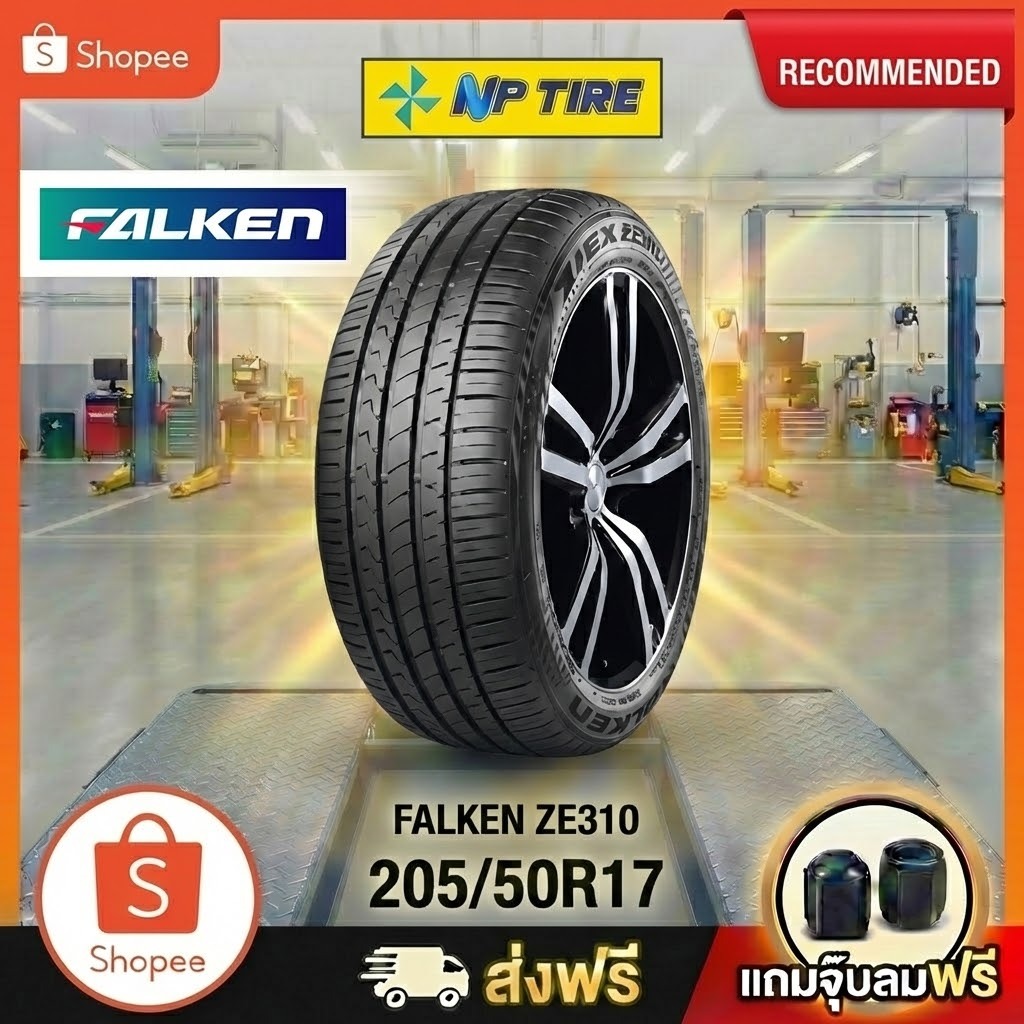 ยาง 205/50R17 FALKEN ZE310  ราคาต่อเส้น  ปี 2024
