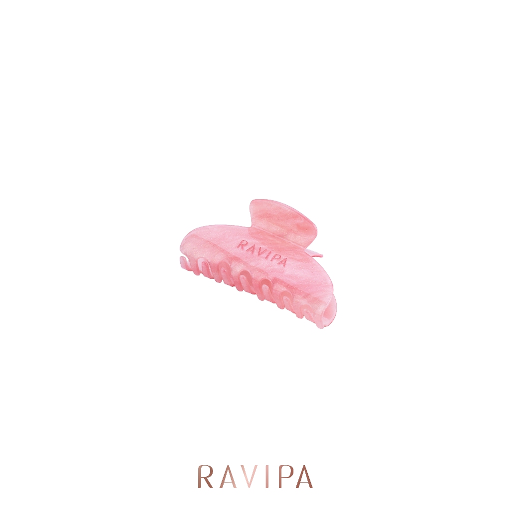 Ravipa | Hair Claw (Marble Pink)  - เครื่องประดับแต่งผมผู้หญิง