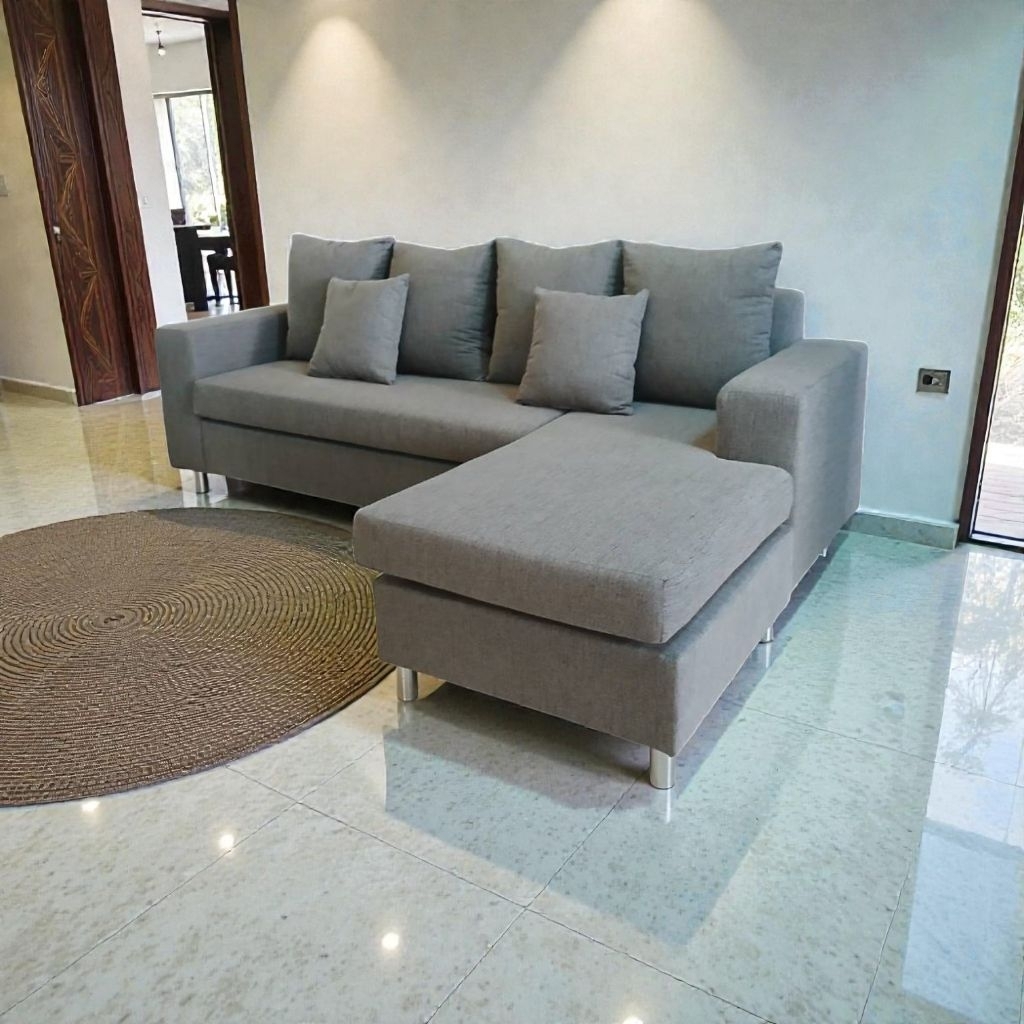 NT-265 โซฟารูปตัว L เข้ามุม(ผ่อน0%)( ส่งฟรีกรุงเทพ-จวใกล้เคียง)รับของแถม500บาท ถอดซักได้ เอนกประสงค์ ราคาสุดคุ้ม