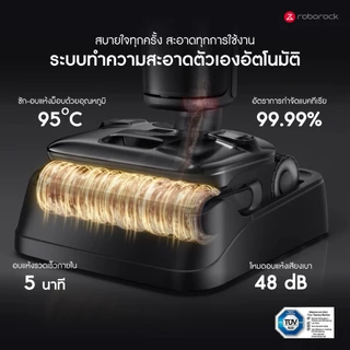[NEW 2026] Roborock F25 ACE PRO เครื่องล้างพื้น ไร้สาย อัจฉริยะ พลังดูด 25,000 Pa พลังโฟมสลายคราบ เอนราบ 180 องศา รับประ