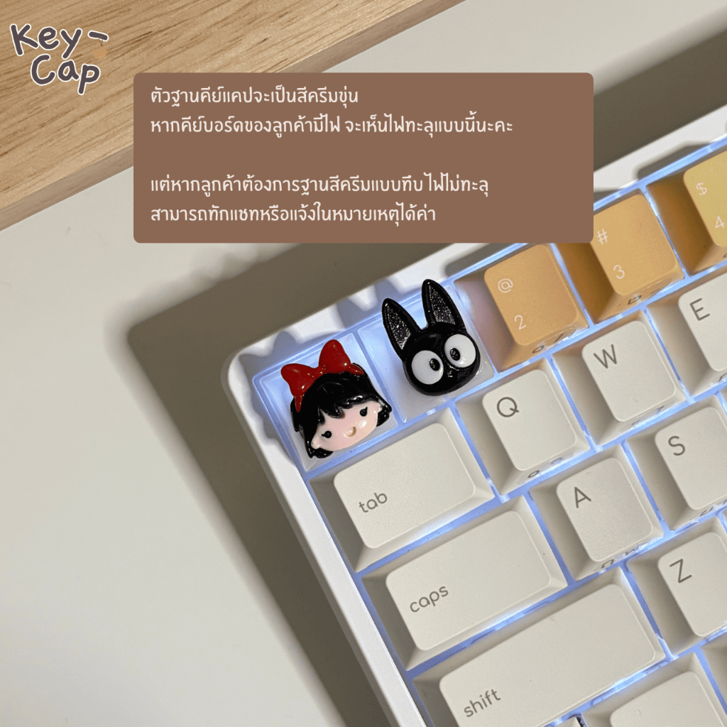 PNS094 คีย์แคปจากเรื่องKiki's Delivery Service สำหรับ Mechanical Keyboard (RS) รูปที่ 3