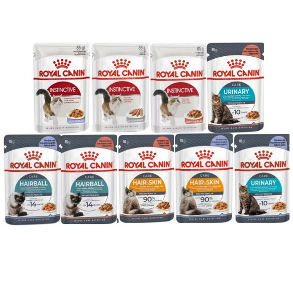 [12 ซอง] Royal Canin โรยัล คานิน อาหารเปียกสำหรับแมวทุกช่วงวัย ทุกสายพันธุ์ ขนาด 85g.*โปรดอ่านรายละเอียดก่อนสั่งซื้อ
