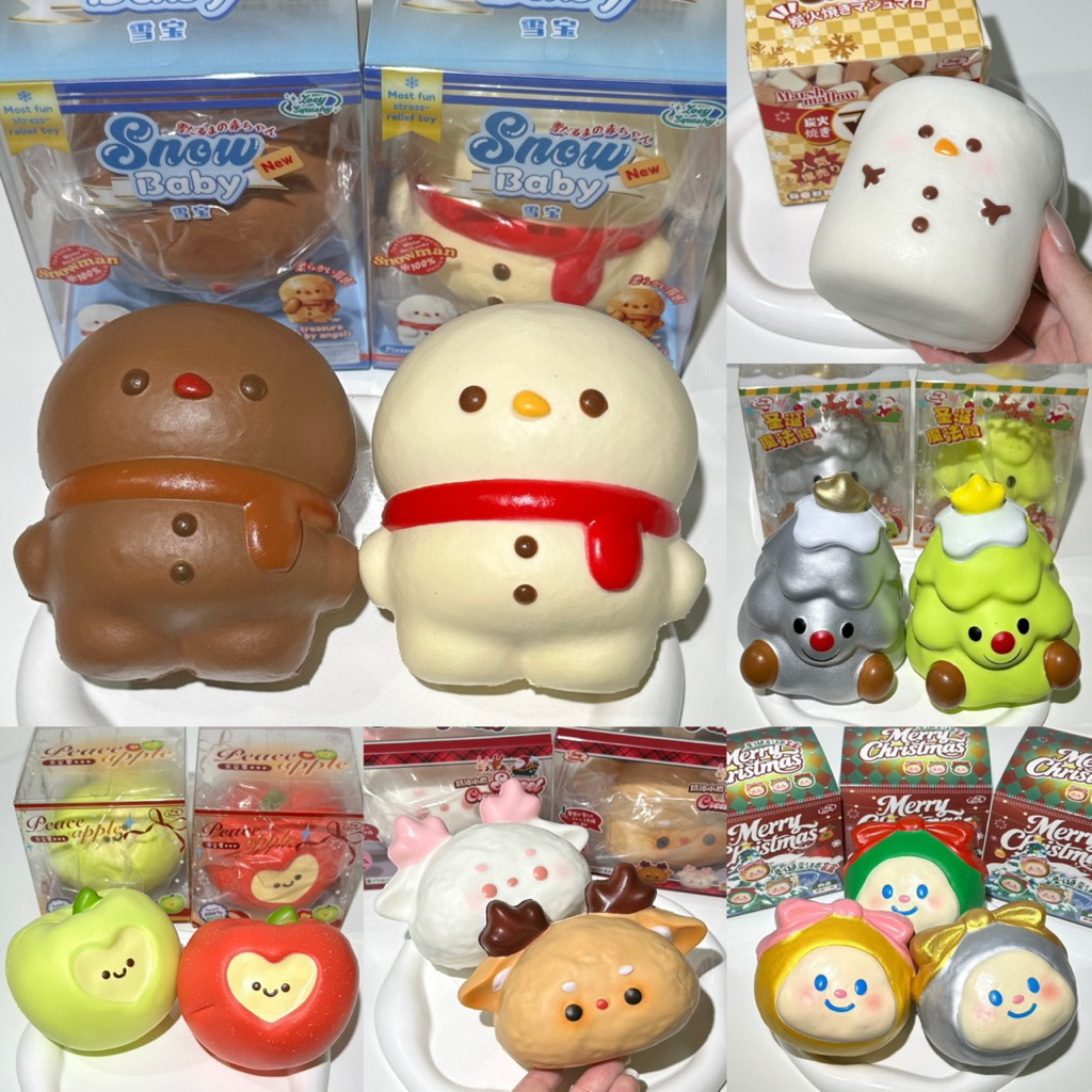 พร้อมส่ง‼️สกุชชี่แท้ ‘ Zoey ‘ ⭐️🎄 น่ารักหลากหลาย กลิ่นหอมเนื้อดี📍ดูรายละเอียดในคลิปรีวิวก่อนกด📍 | ss