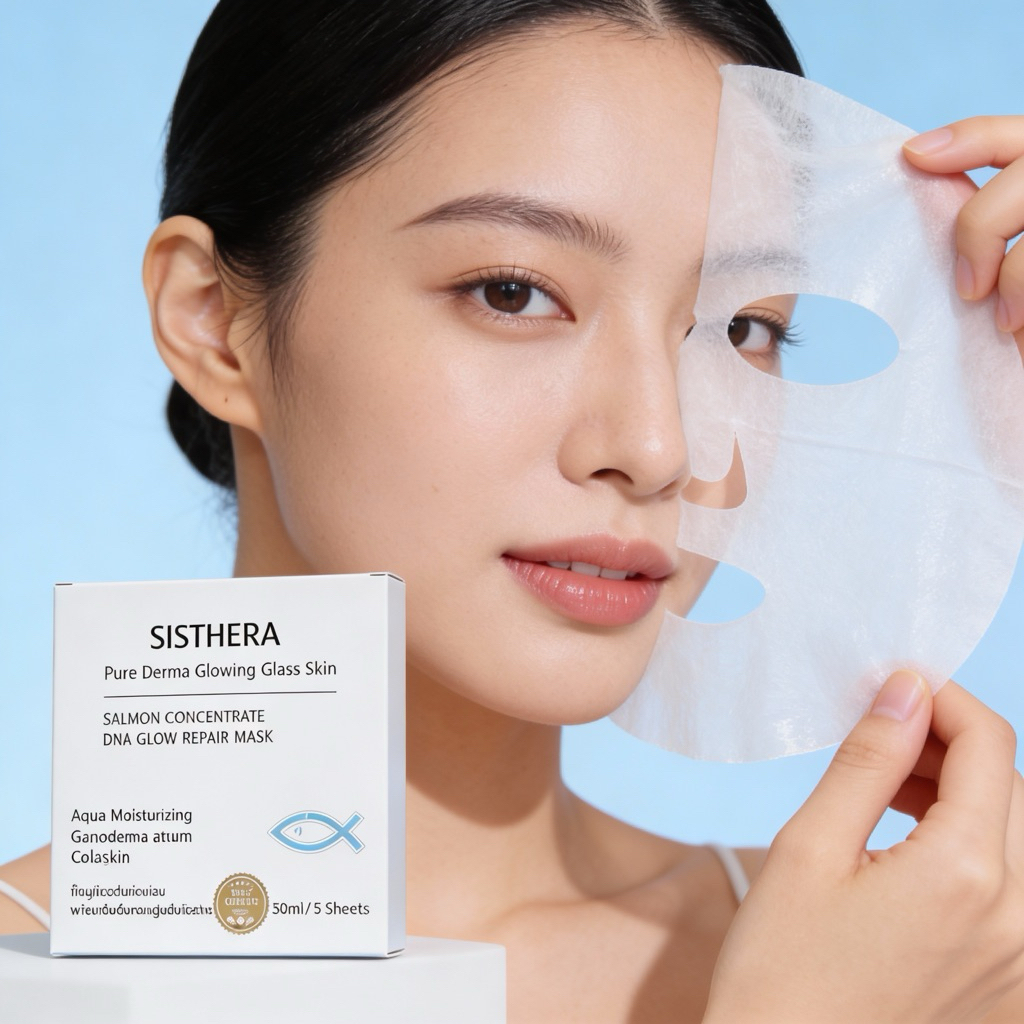 (1 กล่อง) มาส์กหน้าตื่น ผิวฟูสดใส Sheet Mask เติมน้ำผิว เย็นสบายผิวหน้า