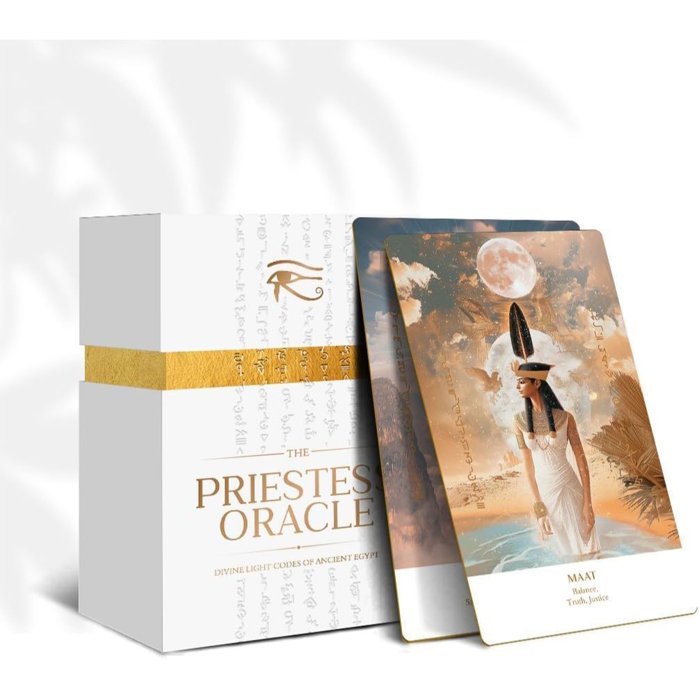 พรีออเดอร์แท้💯Priestess Oracle Deck 50 Oracle Cards with Guidebook ไพ่ออราเคิล