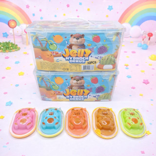 พุดดิ้งเจลลี่กระเป๋าหมี เยลลี่พุดดิ้งกระเป๋า 1 กระเป๋า 30 ชิ…