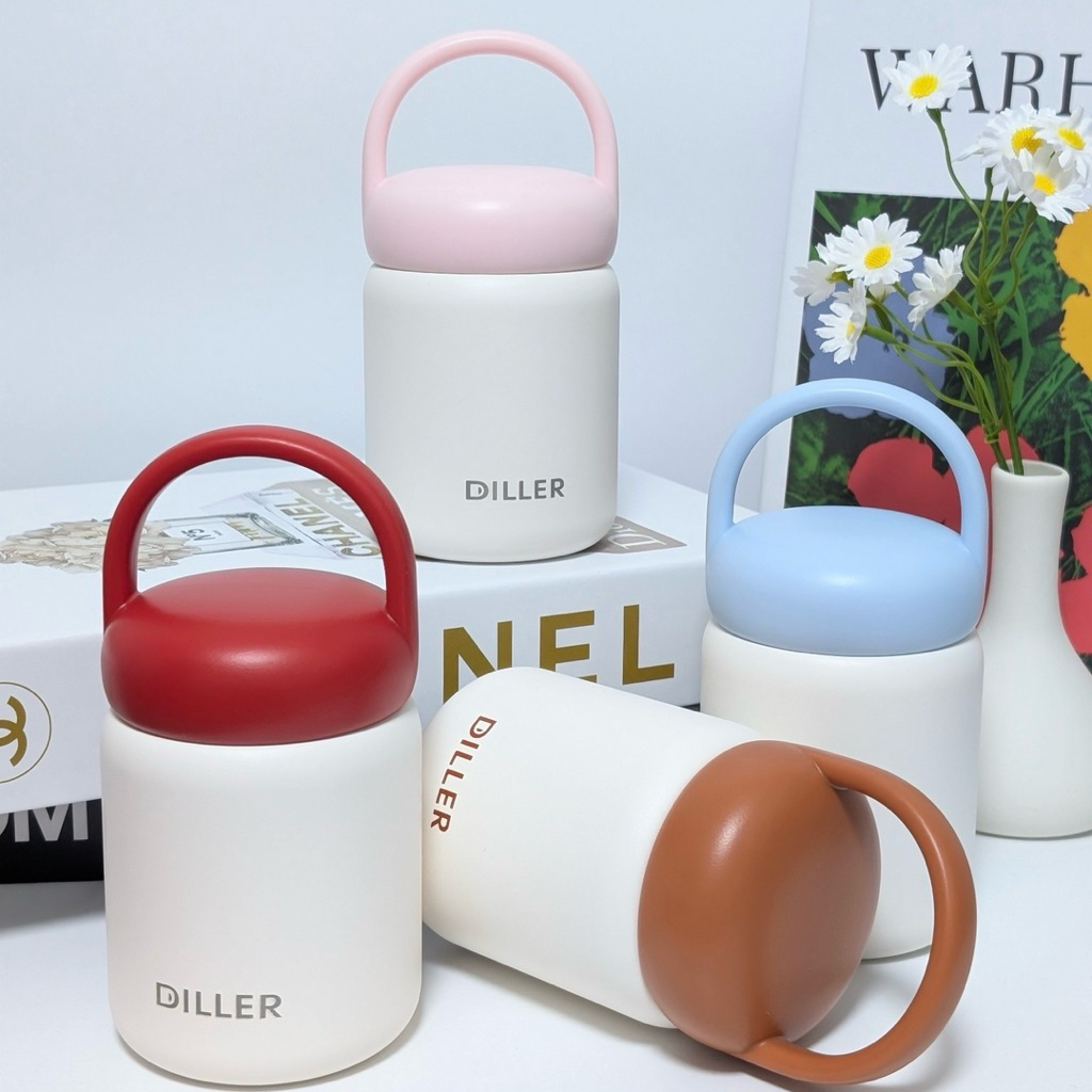 แก้วน้ำเก็บอุณหภูมิ Diller 200ml. สแตนเลส 316 พร้อมส่งจากไทย