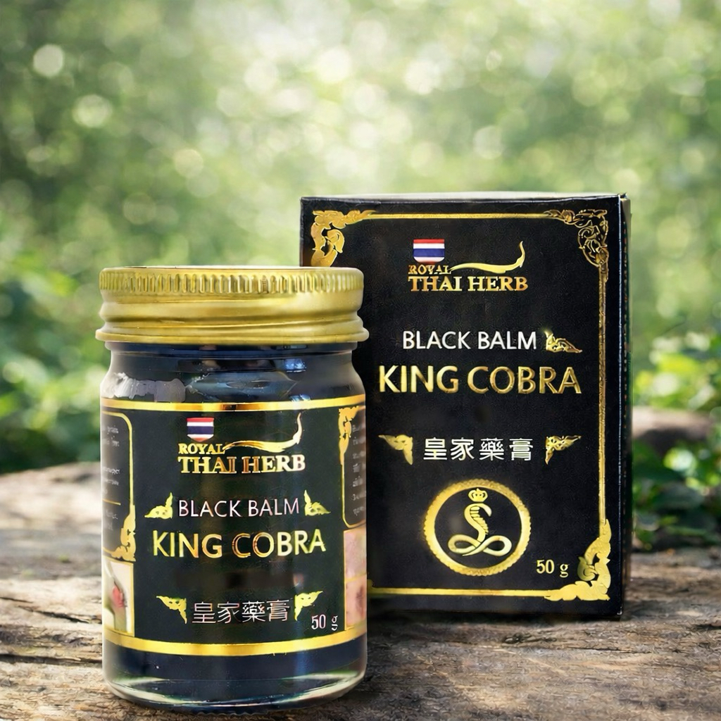 Royal Thai Herbบาล์มสีดำ50กรัม