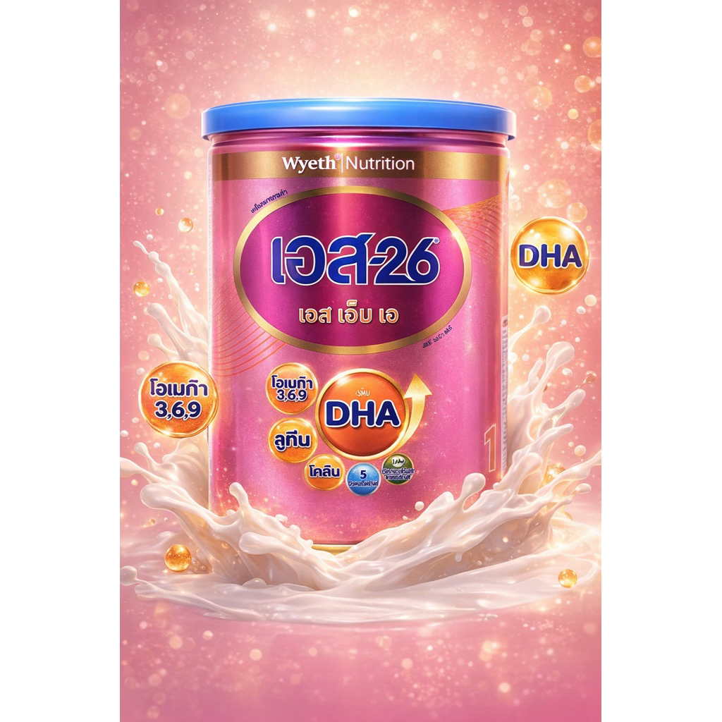 S-26 SMA 400 g เอส-26  เอสเอ็มเอ ขนาด 400 กรัม เหมาะสำหรับเด็กแรกเกิด สูตร 1