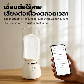 GOOJODOQ Ab4097 ลําโพง Bluetooth 5.4 ลําโพงพกพา ลำโพง TWS ไฟภายนอกอาคาร 1200mah ชาร์จไฟได้ Type C