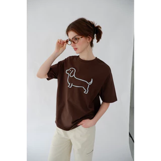 MALI A dog T shirt เสื้อยืดOVER SIZEแขนสั้น