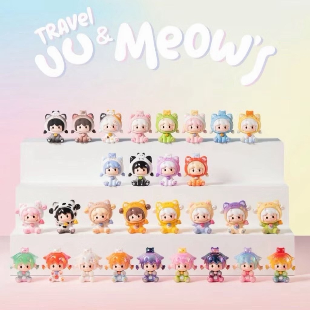 ❌ห้ามกด❌❤️[แบบจุ่ม 1 ซอง 5 ชิ้น] UUTOY UU & Meow's Travel Series
