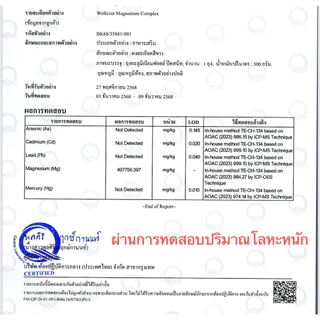 Magnesium Glycinate (60 แคปซูล) WellEver แมกนีเซียม ไกลซิเนท หลับสบาย ผ่อนคลายกังวล
