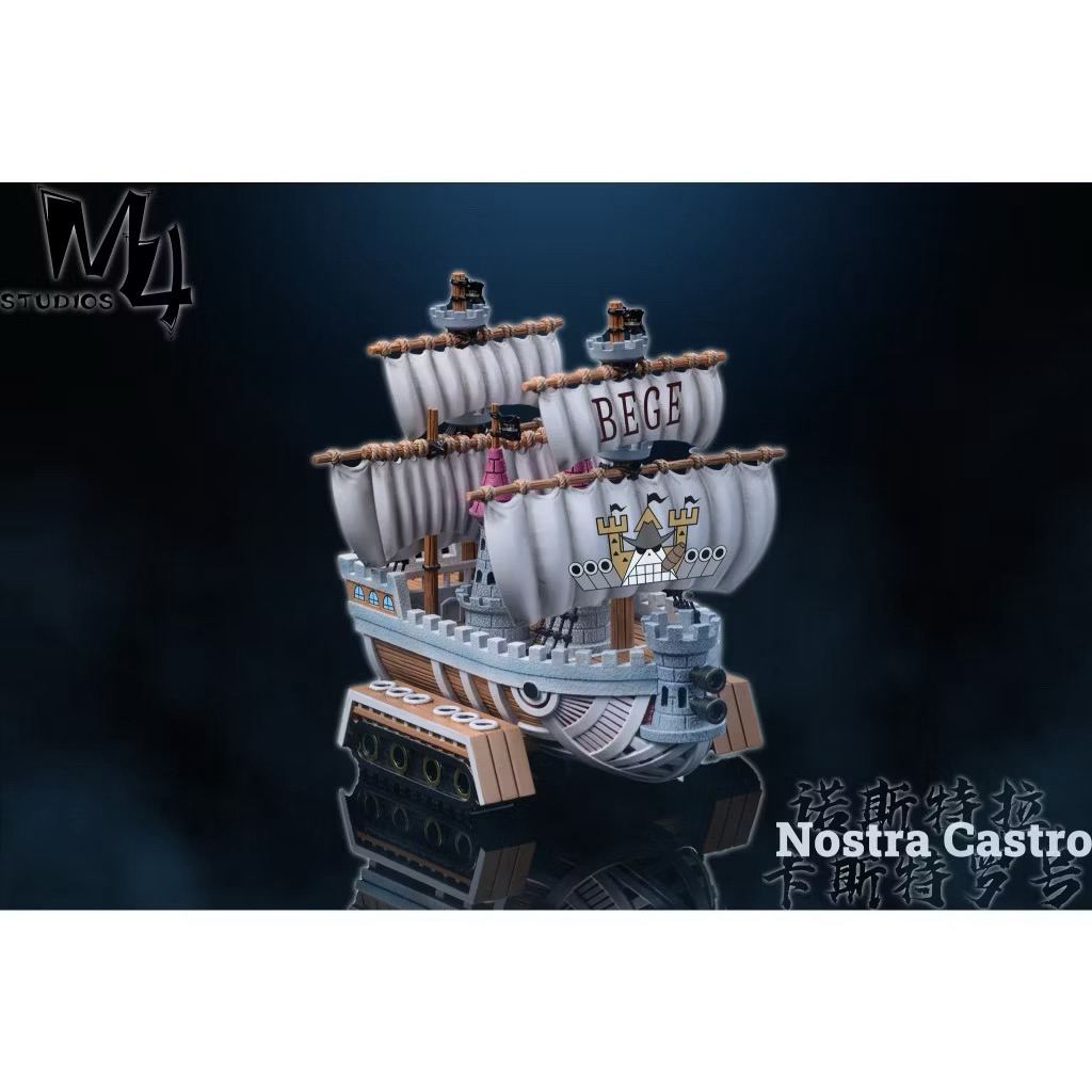 Resin WCF OnePiece - Nostra Castello (Capone Ship)by M4 Studio
