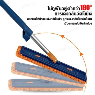 ไม้ถูพื้นแบบแบน 42 ซม ไม้ถูพื้นไมโครไฟเบอร์ ไม่ต้องใช้มือ ใช้ได้ทั้งแบบเปียกและแห้ง ไม้ถูพื้น ซึมซับดีเยี่ยม