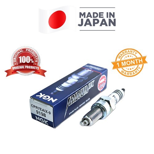 หัวเทียนแท้!!! NGK CPR7EAIX-9Iridium Power Spark Plug แท้ญี่ปุ่น 🇯🇵 สำหรับรถยนต์ มอเตอร์ไซค์ Honda P