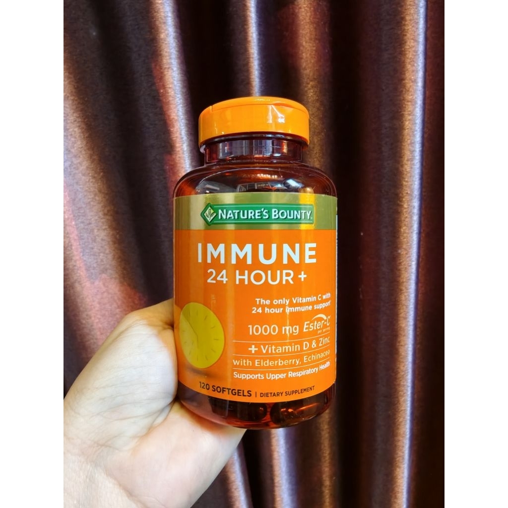 วิตามินซี Nature's Bounty Immune 24 Hour +120เม็ด