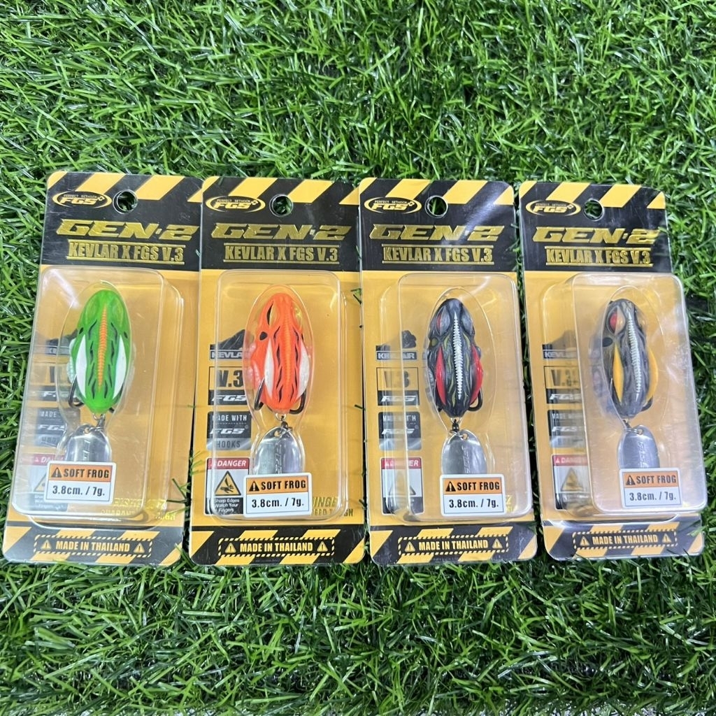 กบยางตกปลา GEN2 ขนาด 3.8 CM./ 7G FISHINGEZ