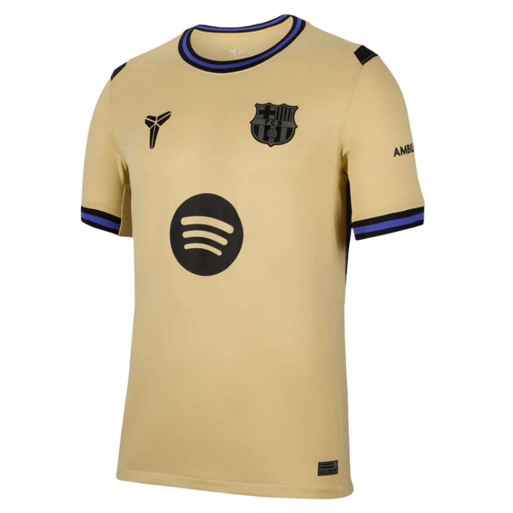เสื้อแข่งฟุตบอล Replica ผู้ชาย Kobe Dri-FIT FC Barcelona 2025/26 Stadium Away ของแท้ ป้ายไทย