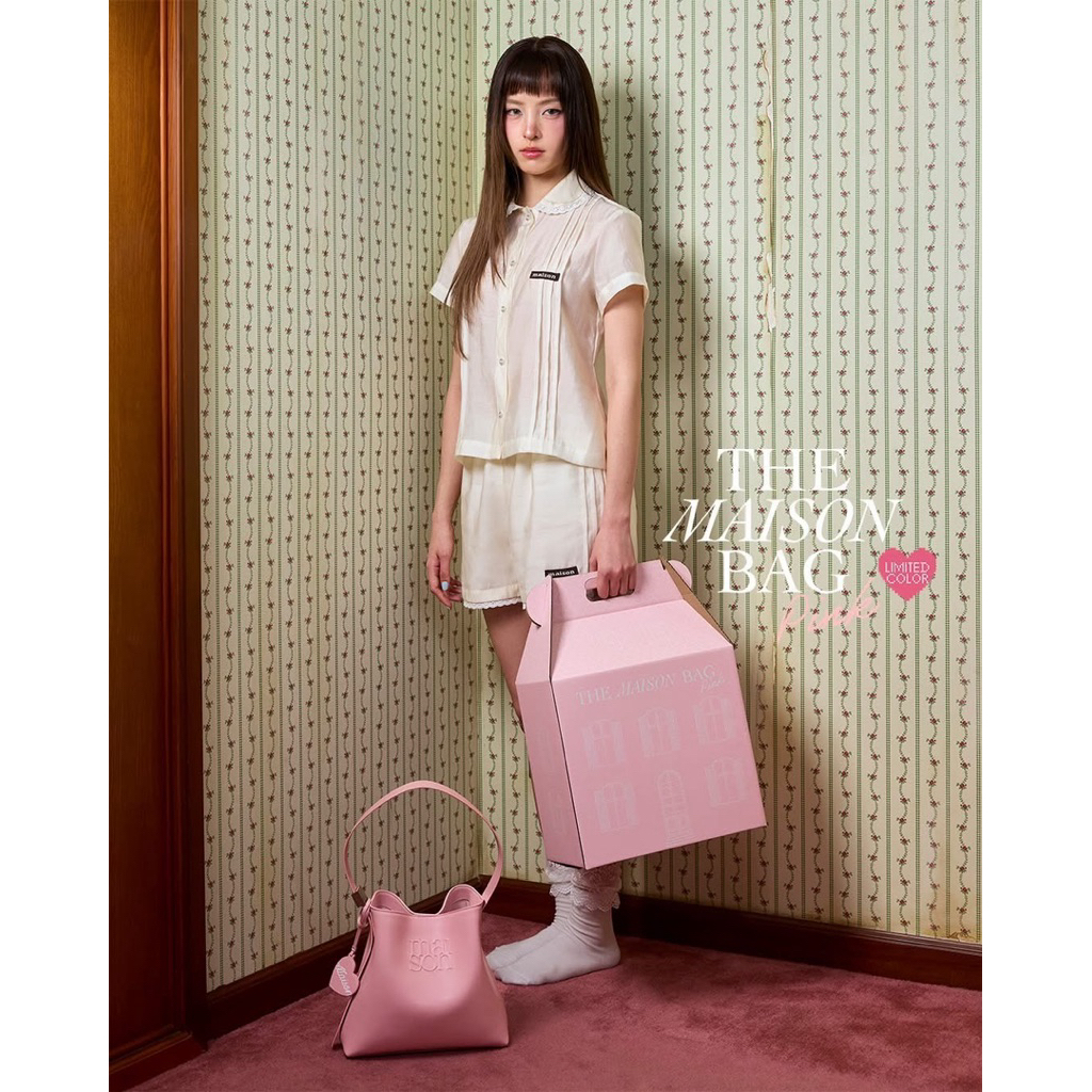 [รับประกันแท้𝟏𝟎𝟎%]🔥พรีออเดอร์ กระเป๋าหนังแบรนด์”𝐌𝐚𝐢𝐬𝐨𝐧 𝐤𝐞𝐞𝐩𝐬”มือ𝟏 💗