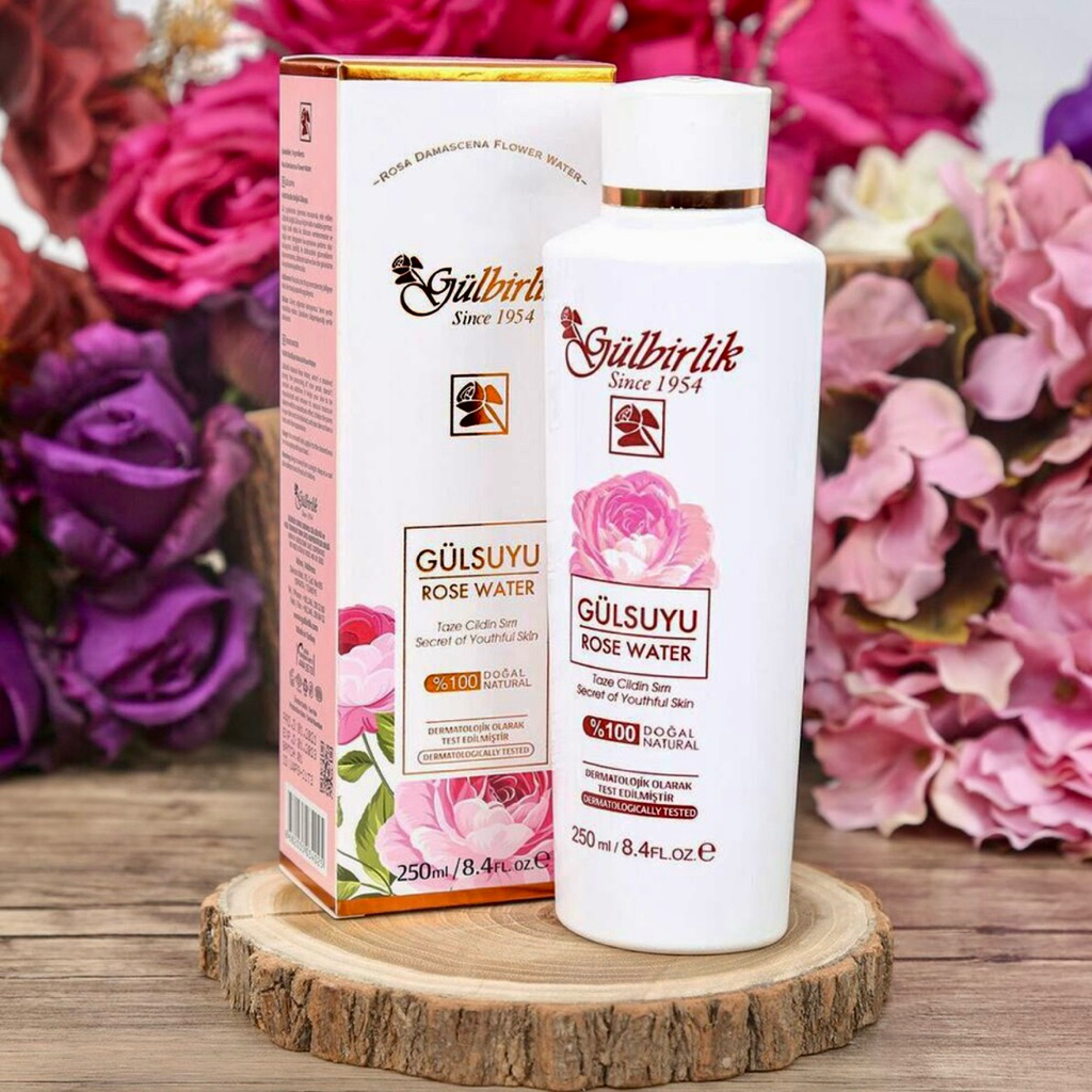 น้ำกุหลาบ100Gul SuYU Rose water 250ml Gülbirlik Rose Water (กุลซูยู / น้ำกุหลาบ)