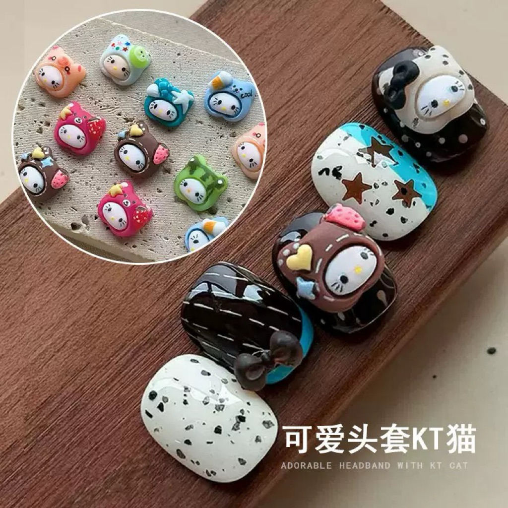 [10ชิ้น] เรซิ่นจิ๋วตัวการ์ตูน ของแต่งเล็บน่ารัก m&m ช็อคโกแลต ตัวตูนพาสเทล ตัวตูนน่ารักๆ
