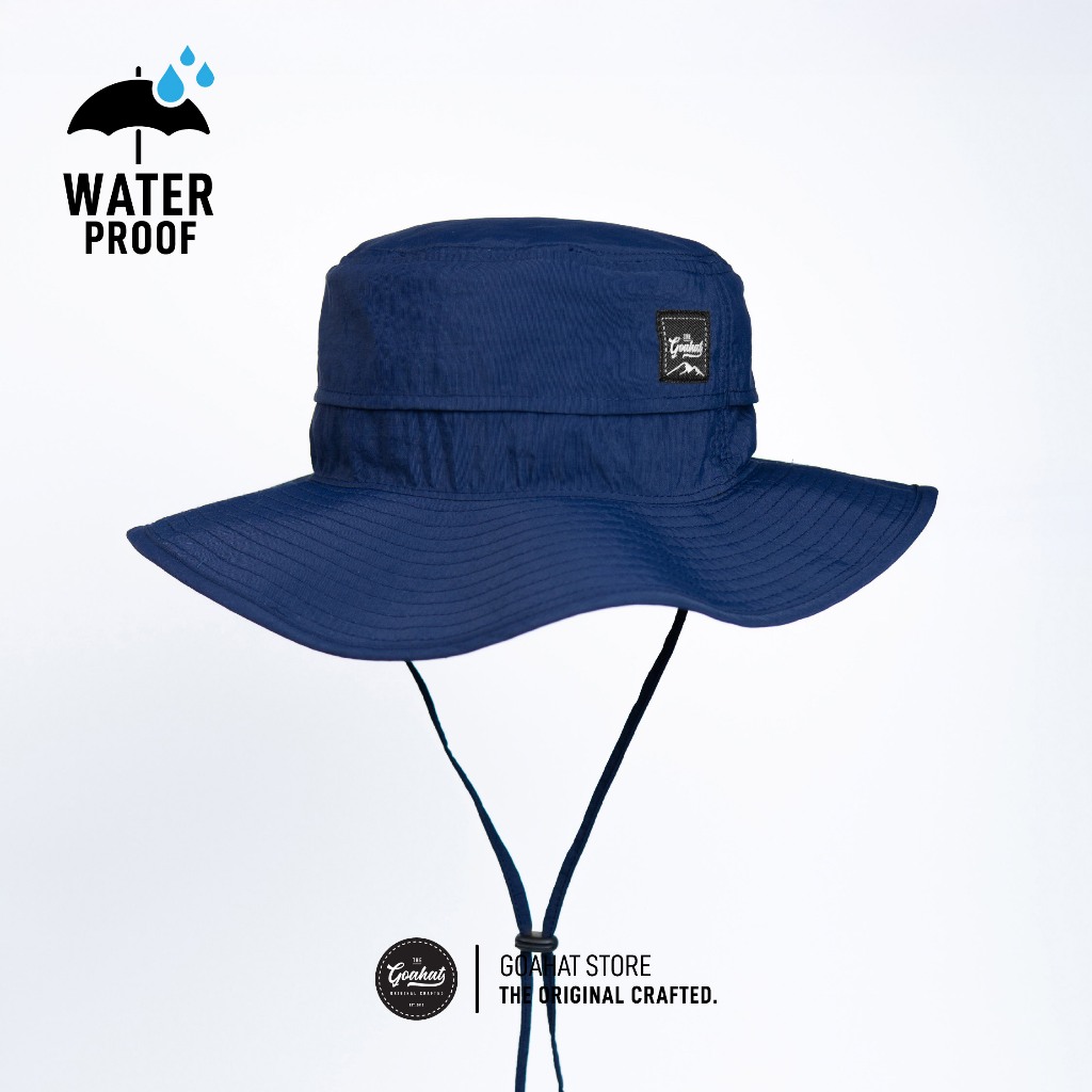 G100 Navy หมวกเดินป่า พับเก็บได้ คืนทรงสวย ระบายอากาศได้ดี แห้งไว ทรงสวย เบา ใส่สบาย