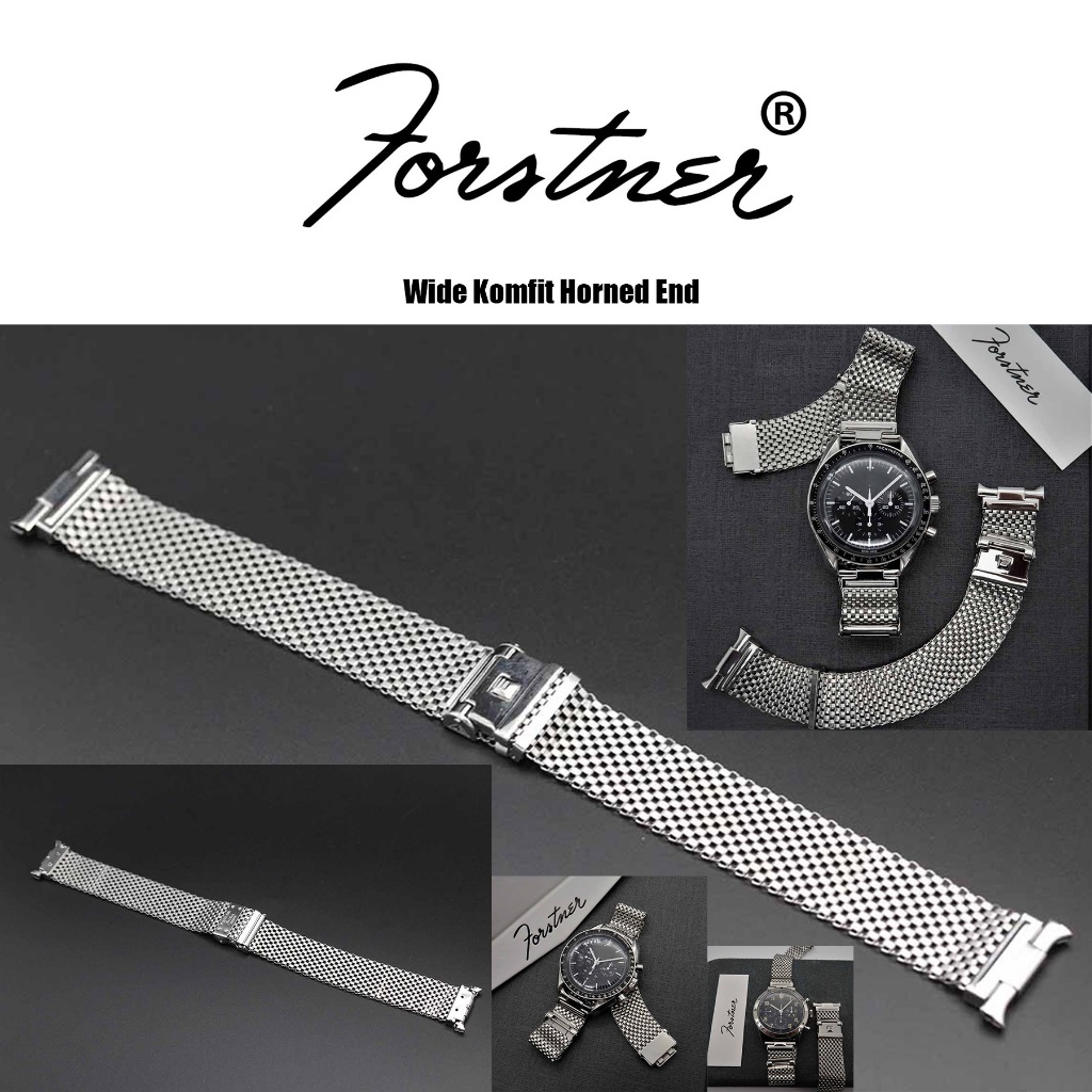 สายนาฬิกาแบบเหล็กรุ่น Forstner Wide Komfit Horned End