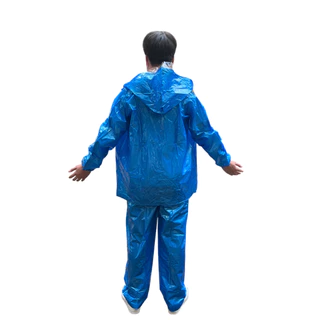 เสื้อกันฝนผู้ใหญ่ แบบเสื้อและกางเกง (มีกระดุมอย่างเดียว)
