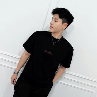 เสื้อBoxy fit crop คอฟิต (Loving you)