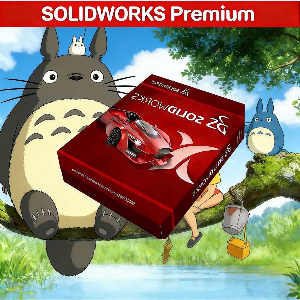 SolidWorks Premium 2026 โปรแกรมออกแบบโครงสร้างชิ้นส่วน 2D และ 3D สำหรับ Windows