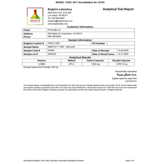 NMN (30/60 แคปซูล) ProHealth แท้จาก USA ความบริสุทธิ์ 99%+ เพิ่ม NAD+