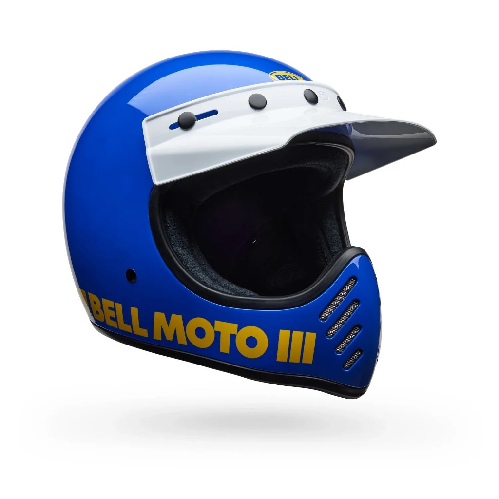 BELL MOTO-3 CLASSIC GLOSS BLUE LIMITED EDITION