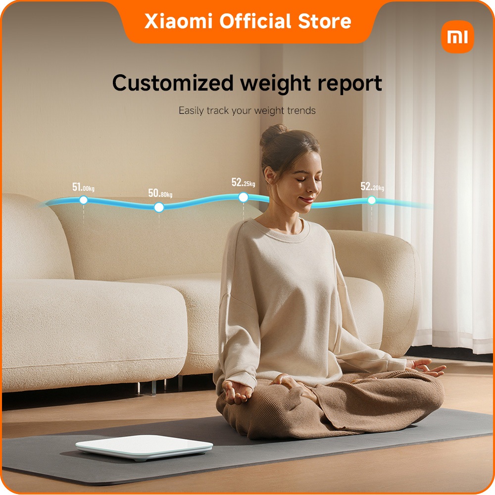 Mi Smart Scale S200｜อ่านค่าได้ 4 ค่าในรอบเดียว｜อายุแบตเตอรี่ยาวนานพิเศษ｜เชื่อมต่อกับแอป Xiaomi Home - รูปที่ 5