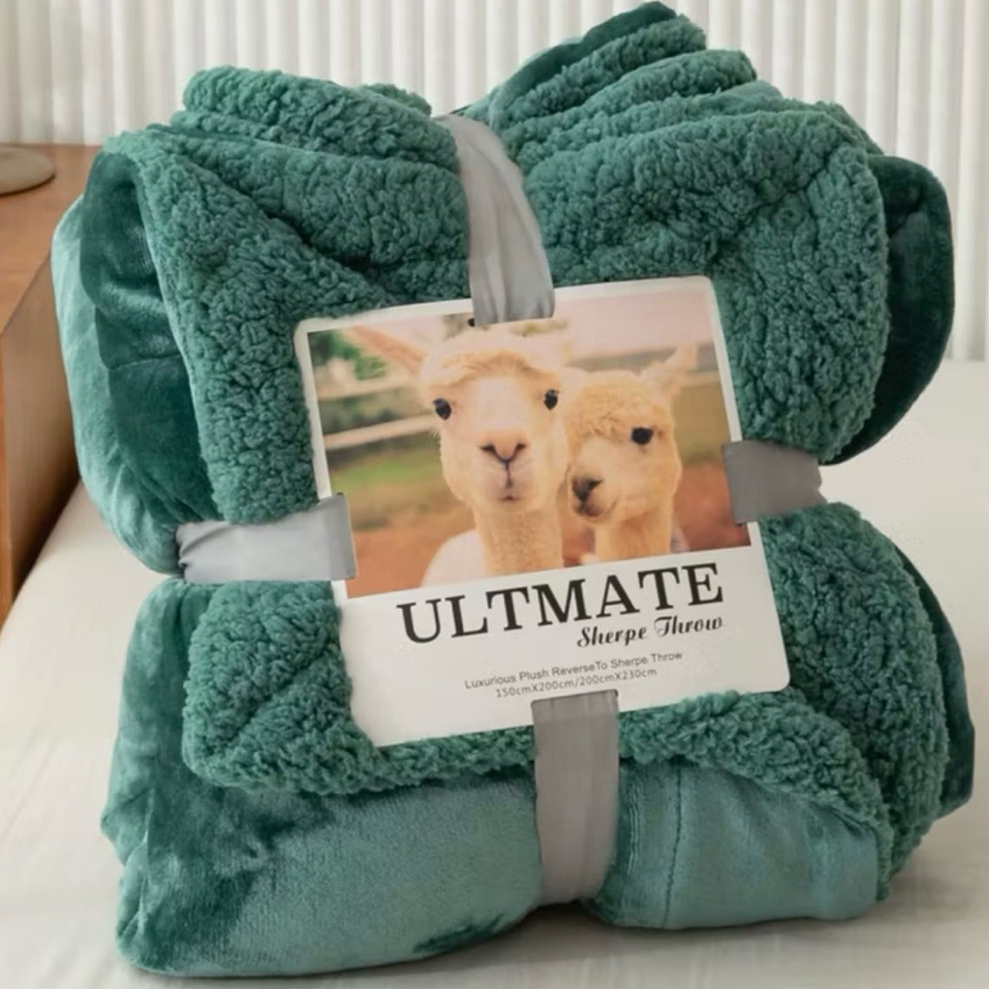 ราคาถูกสุด!! ผ้าห่มขนแกะ ULTIMATE ขนาด7ฟุต (รุ่นหนา) ไม่ใช่งานโรงเกลือ! มี20สีให้เลือก ราคา ถูกที่สุด ดีลบีเคเค แกลเลอรีภาพที่ 4