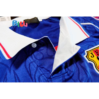 เสื้อฟุตบอลย้อนยุค Retro ทีมชาติ ญี่ปุ่uแvuไฟ เหย้า Home ปี 1998 (3A) เกรดพรีเมี่ยม โลโก้ปัก ทำได้ทุกเบอร์ชื่อ