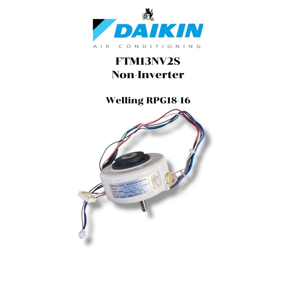 DAIKIN มอเตอร์คอยล์เย็นแอร์ FTM13NV2S Non-Inverter รุ่นมอเตอร์ Welling RPG18-16