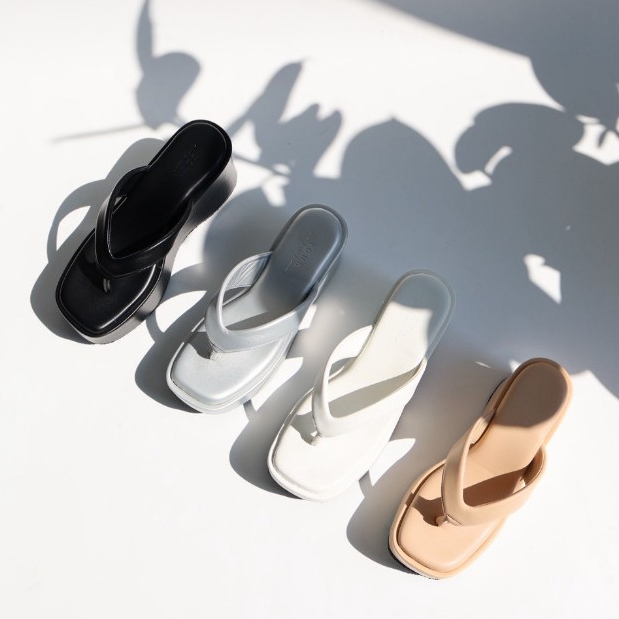 YOURSHOES L7 / รองเท้าส้นตึกสูง 4นิ้ว รองเท้าสุขภาพพื้นนุ่ม