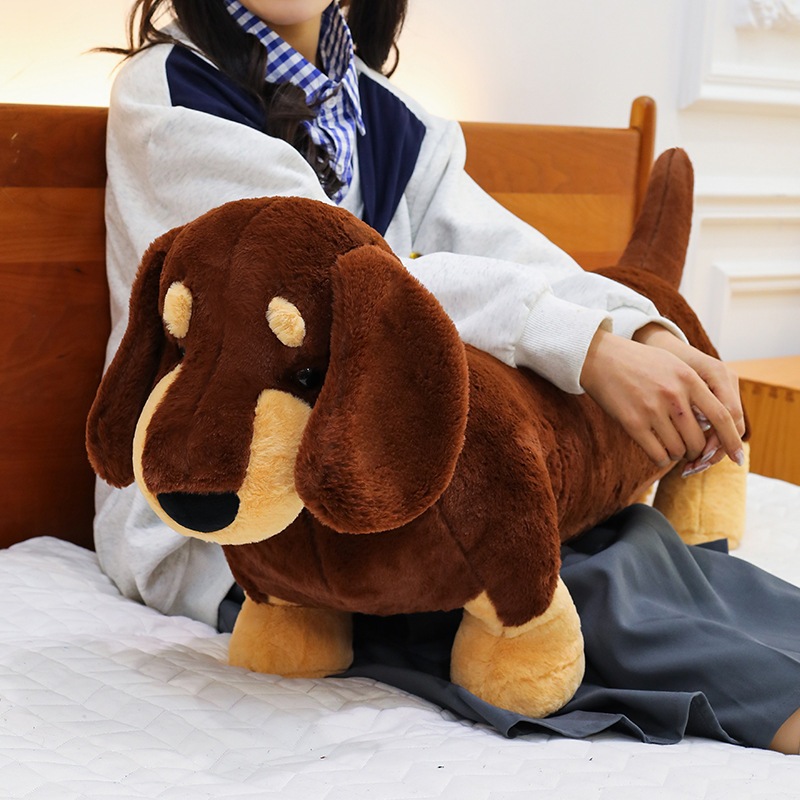 🌭พร้อมส่ง🌭 หมอนข้างตุ๊กตา หมาดัชชุน Giant Dachshund 110cm หมอนตุ๊กตาเสือ Black Panther ตัวใหญ่ แต่งห้องได้