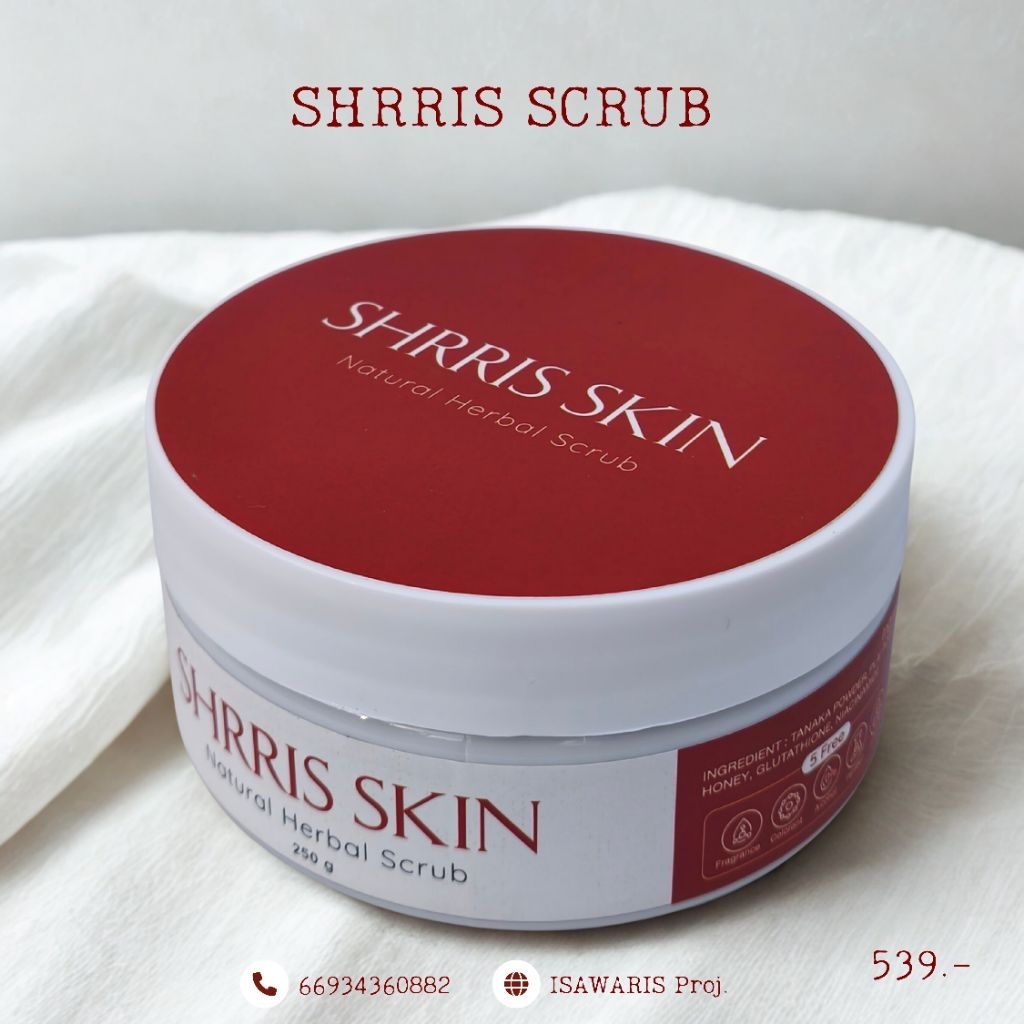 SHRRIS SCRUB organic 100% for all skin types